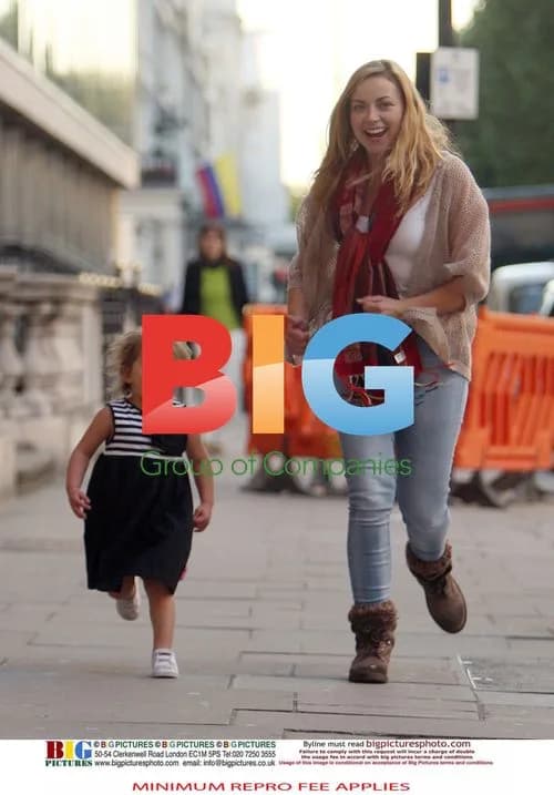 Charlotte Church with children in London
