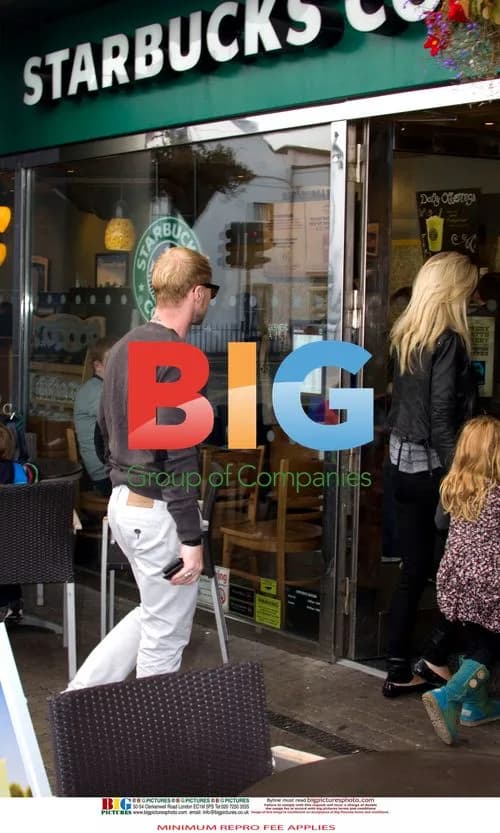 Ronan Keating and Family Get Coffee in Dublin