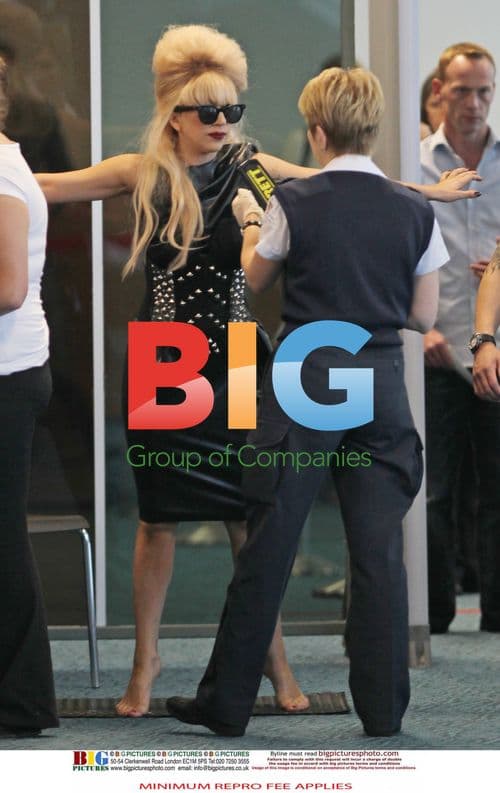 Lady GaGa Arrives at YVR Airport