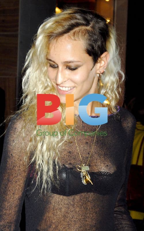 Alice Dellal on Bond Street, London