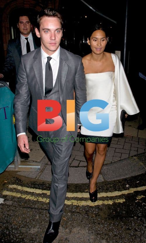 Jonathan Rhys Meyers and Reena Hammer at Armani Fashion's Night Out