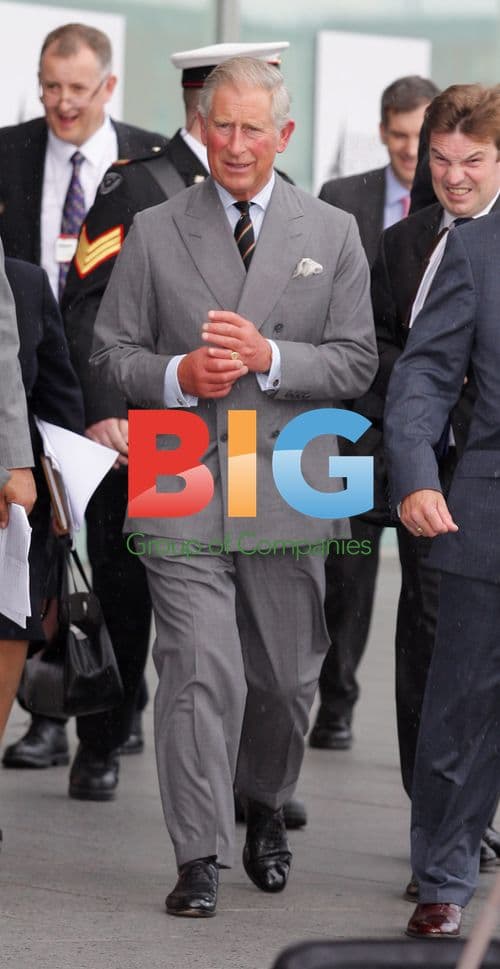 Prince Charles Waves Off Eco Supercars in Birmingham