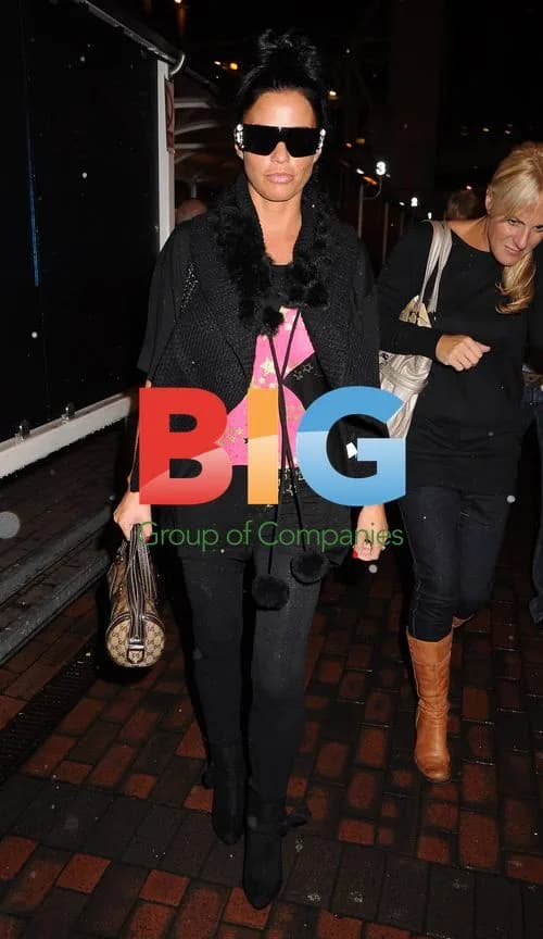 Katie Price, Alex Reid, and friends at Dublin Airport