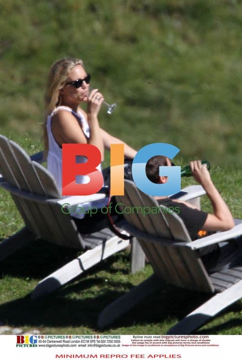 Kate Hudson & Matthew Bellamy on Swiss Alps Vacation