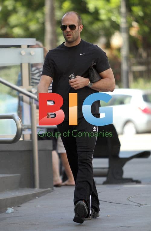 Jason Statham Spotted Leaving Gym in LA