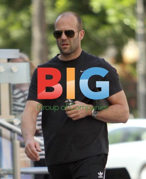 Jason Statham Leaves Gym in LA