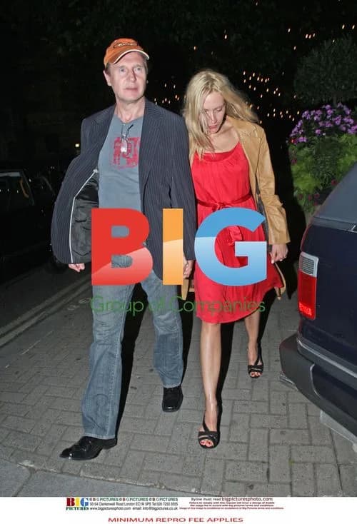 Liam Neeson with Beautiful Blonde