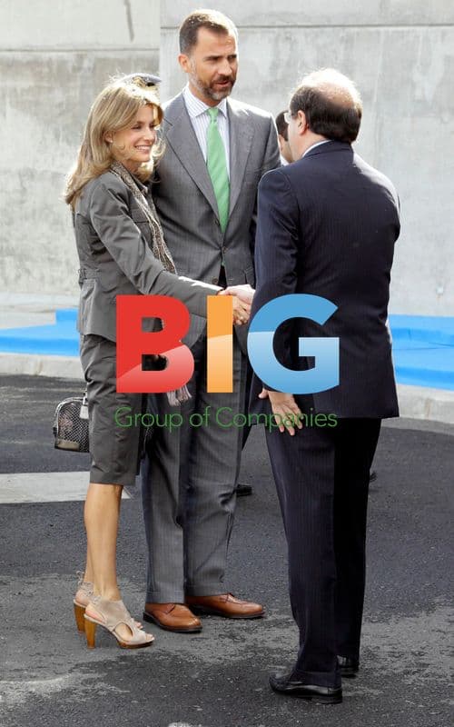 Prince Felipe & Princess Letizia at Siro Group Opening