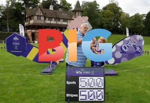Cadbury's Spots v Stripes campaign photocall