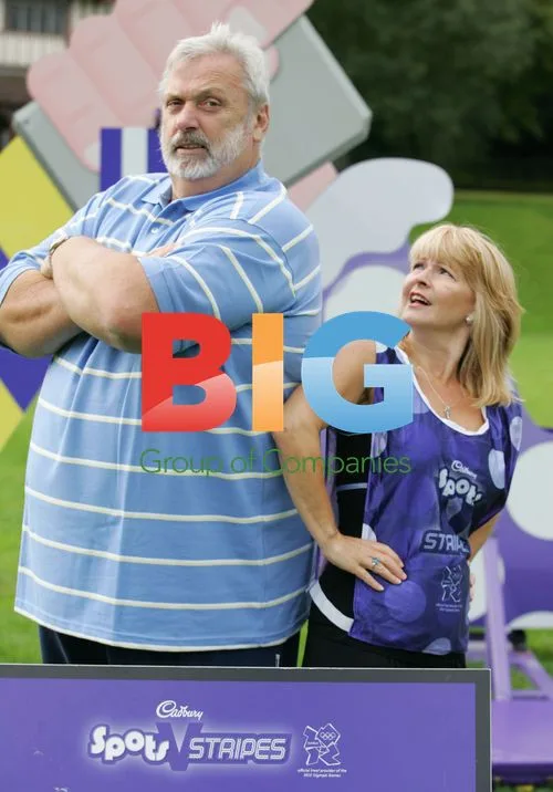 Cadbury's Spots v Stripes campaign photocall