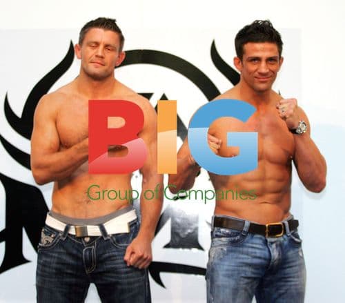 Alex Reid and Tom Watson at Bamma 4 Press Call
