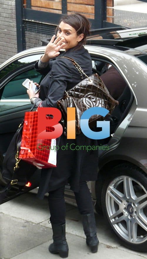 Christine Bleakley Arriving at ITV Studios