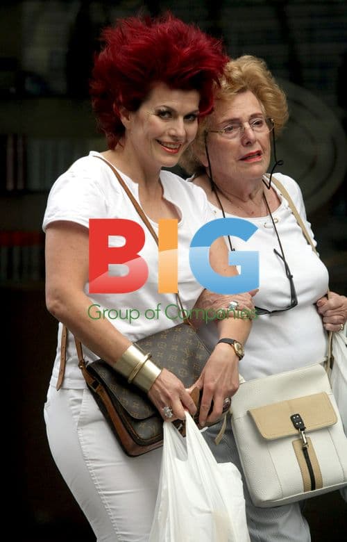Cleo Roccos and Her Mum in Soho, London