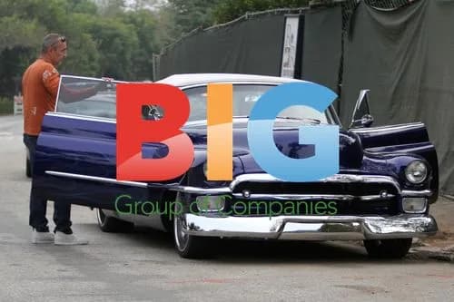 Johnny Hallyday and Laetitia Hallyday Lunch in Pacific Palisades