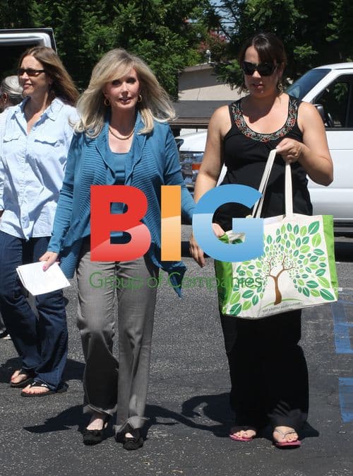 Morgan Fairchild on 'Chuck' set