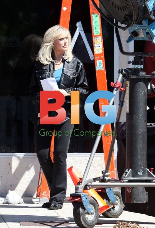 Morgan Fairchild on 'Chuck' set