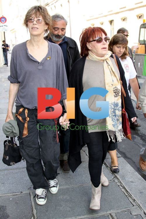 Jane Birkin at Rock Sans Papiers Protest in Paris