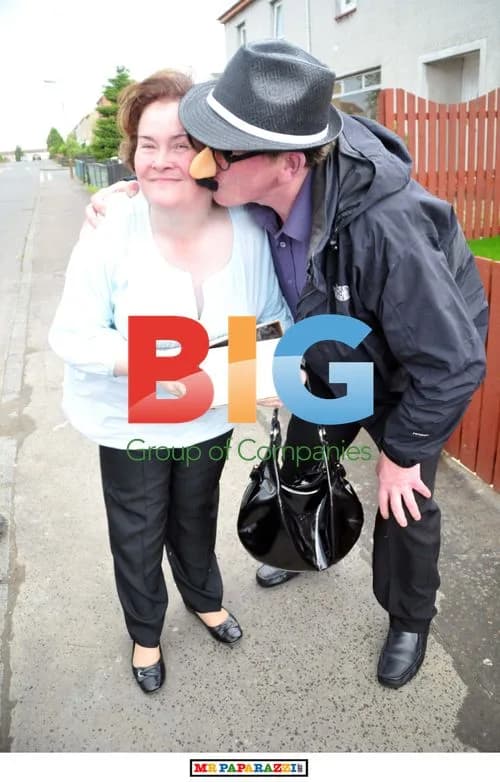 Susan Boyle Posed with Big Al Marsh