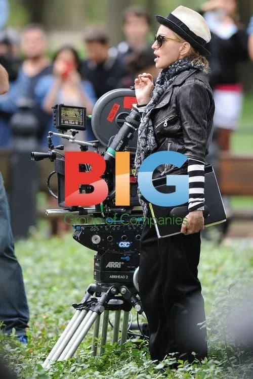 Madonna directing W.E. in Central Park