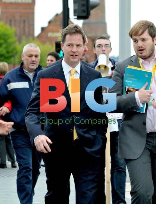 Nick Clegg Attends Conference in Liverpool
