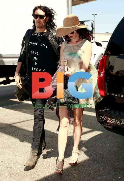 Russell Brand and Katy Perry at LAX