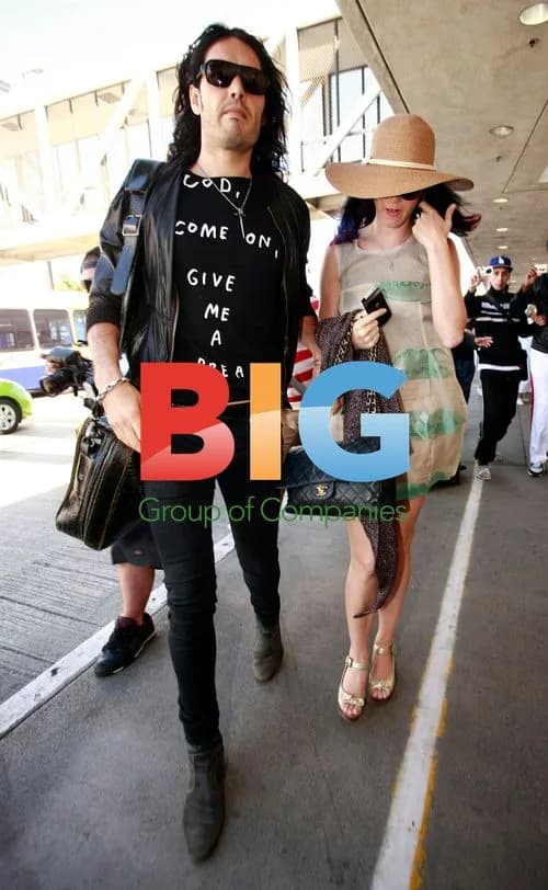 Russell Brand and Katy Perry at LAX