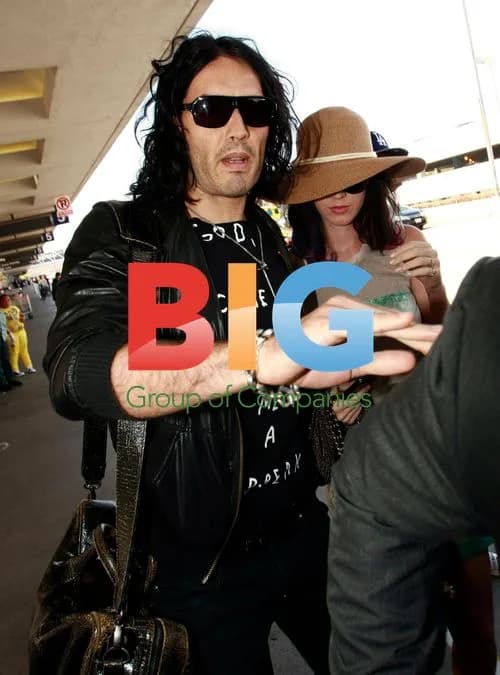 Russell Brand and Katy Perry at LAX