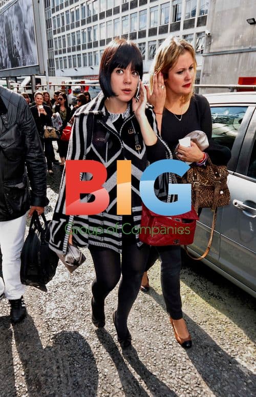 Lily Allen at Topshop Unique Show