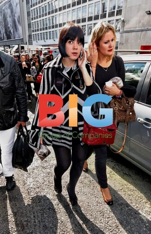 Lily Allen at Topshop Unique Show