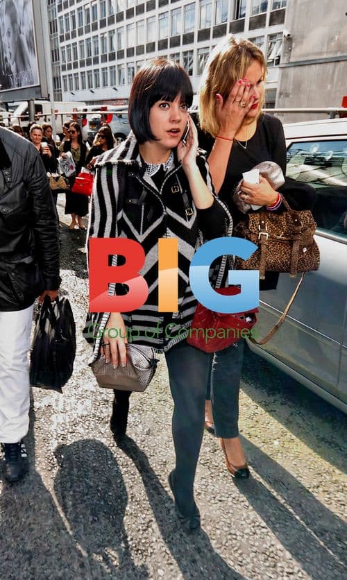 Lily Allen at LFW Topshop Unique Departures