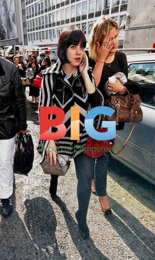 Lily Allen at LFW Topshop Unique Departures