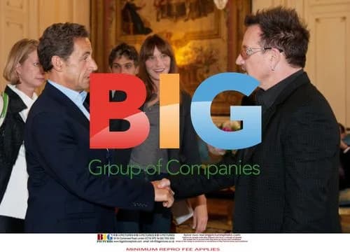 Bono meets Sarkozy ahead of UN summit