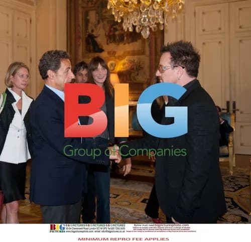 Bono meets Sarkozy in Paris