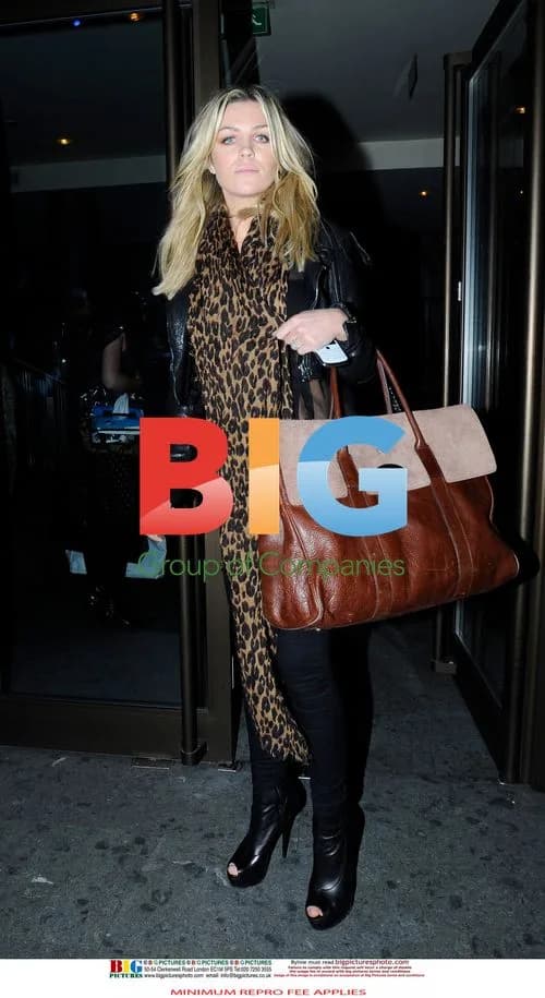 Abigail Clancy Leaves Mayfair Hotel