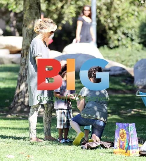 Heidi Klum's Family Day at Coldwater Canyon Park