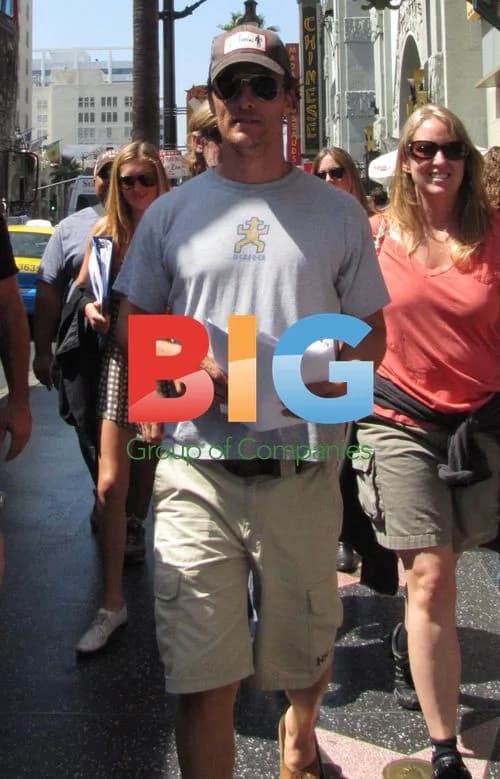 Matthew McConaughey on Hollywood Blvd