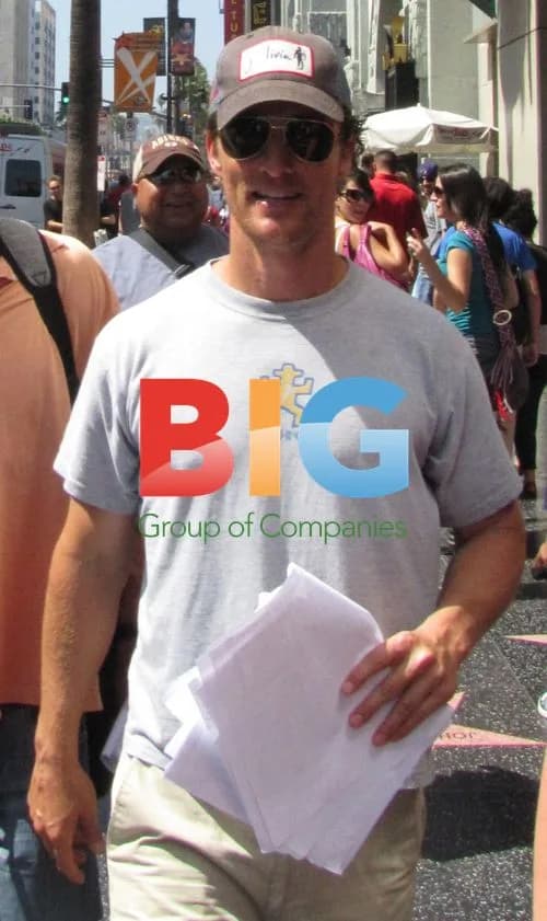 Matthew McConaughey Strolling Hollywood