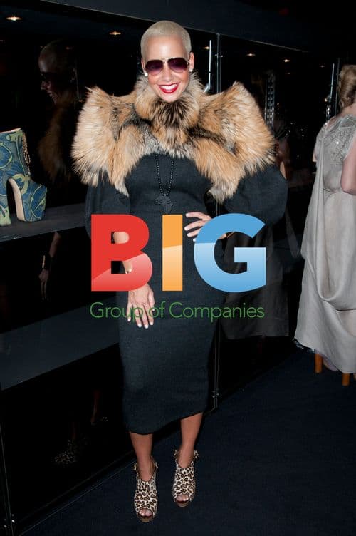 Amber Rose at Vivienne Westwood Shoe Exhibition Closing