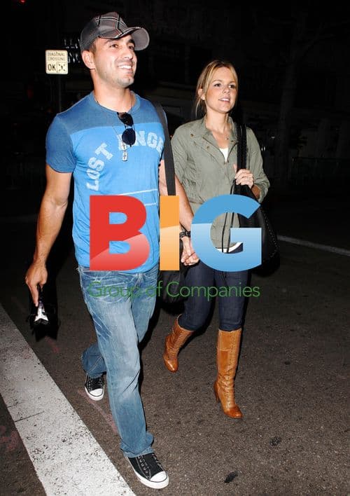 Ali Fedotowsky and Roberto Martinez Dining Out