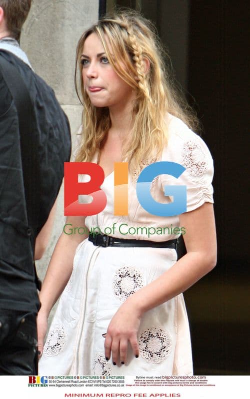 Charlotte Church Cigarette Break in London