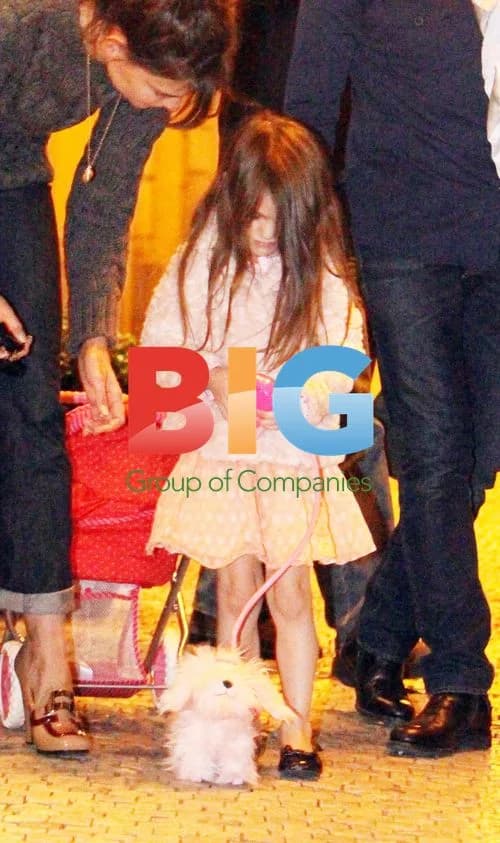 Tom Cruise, Katie Holmes and Suri Spotted in Prague