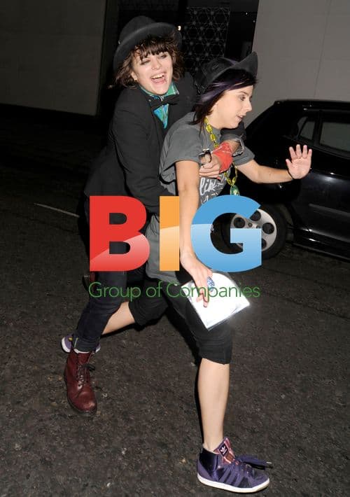 Shabby and Lady Sovereign Leaving Nightclub