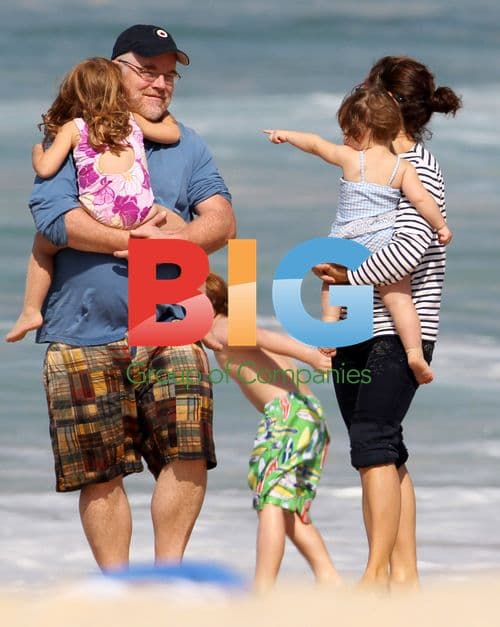 Philip Seymour Hoffman Family Beach Day