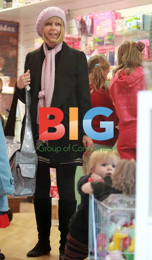 Kate Garraway and family shopping