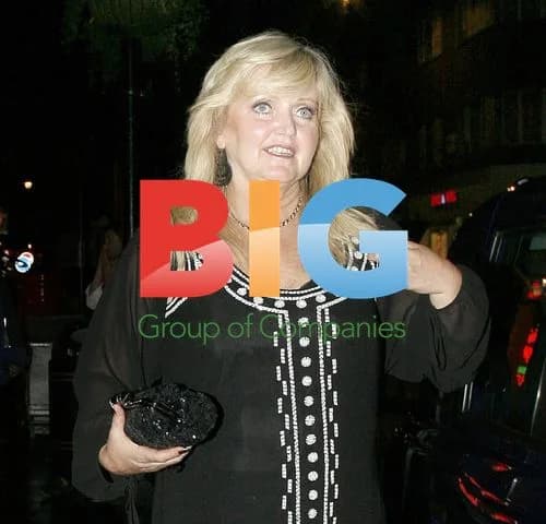 Linda Nolan Exits Groucho's Club in London