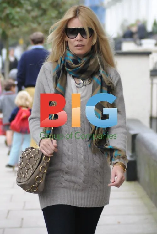 Claudia Schiffer on School Run