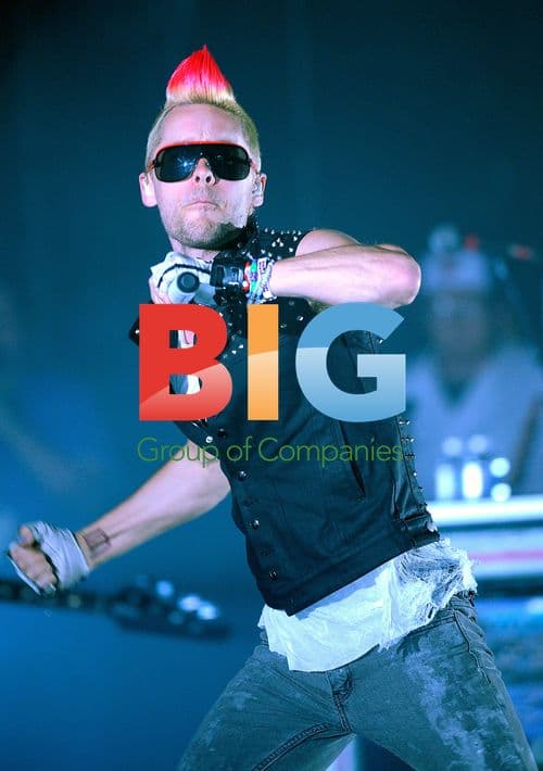 Jared Leto of 30 Seconds to Mars in Concert