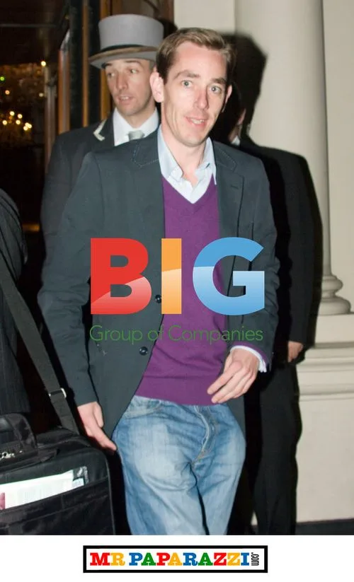 Ryan Tubridy Leaving Hotel in Dublin