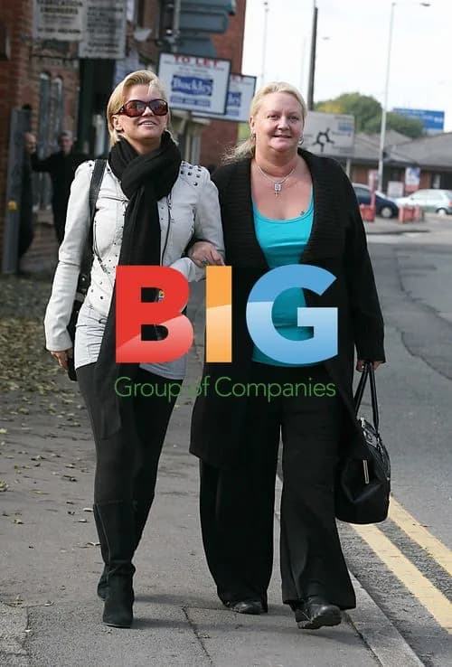 Kerry Katona Leaves Clinic with Mum