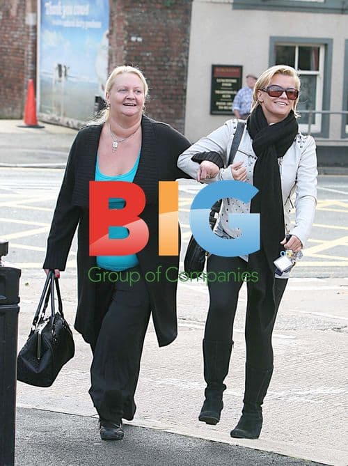 Kerry Katona Leaves Clinic with Mother